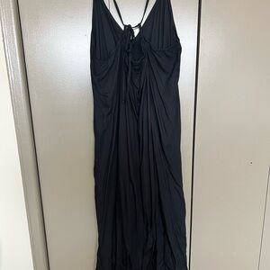 Old Navy Black Strappy Maxi Dress